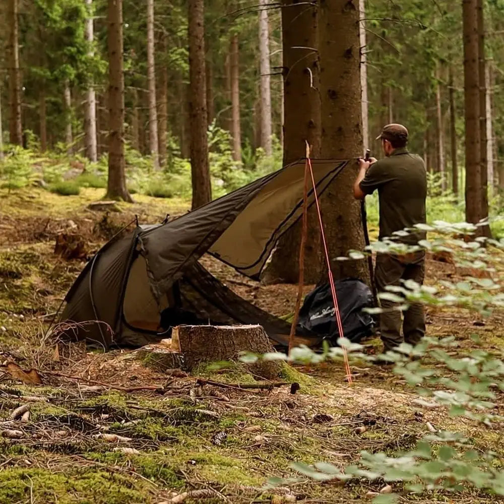 Lightweight Solo Camping Tent With Quick Setup For Three-Season Hiking