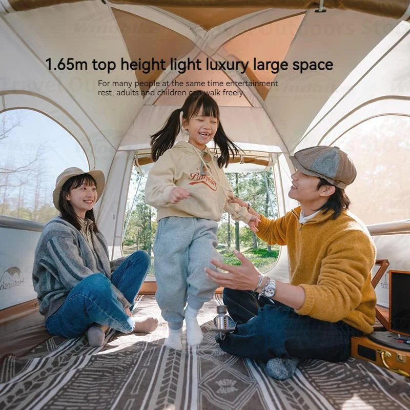 Naturehike Ango Air Tents Oxford Cloth Dome Camping Tent Waterproof 1-3 Person Outdoor Travel Breathable Canopy Inflatable Tent
