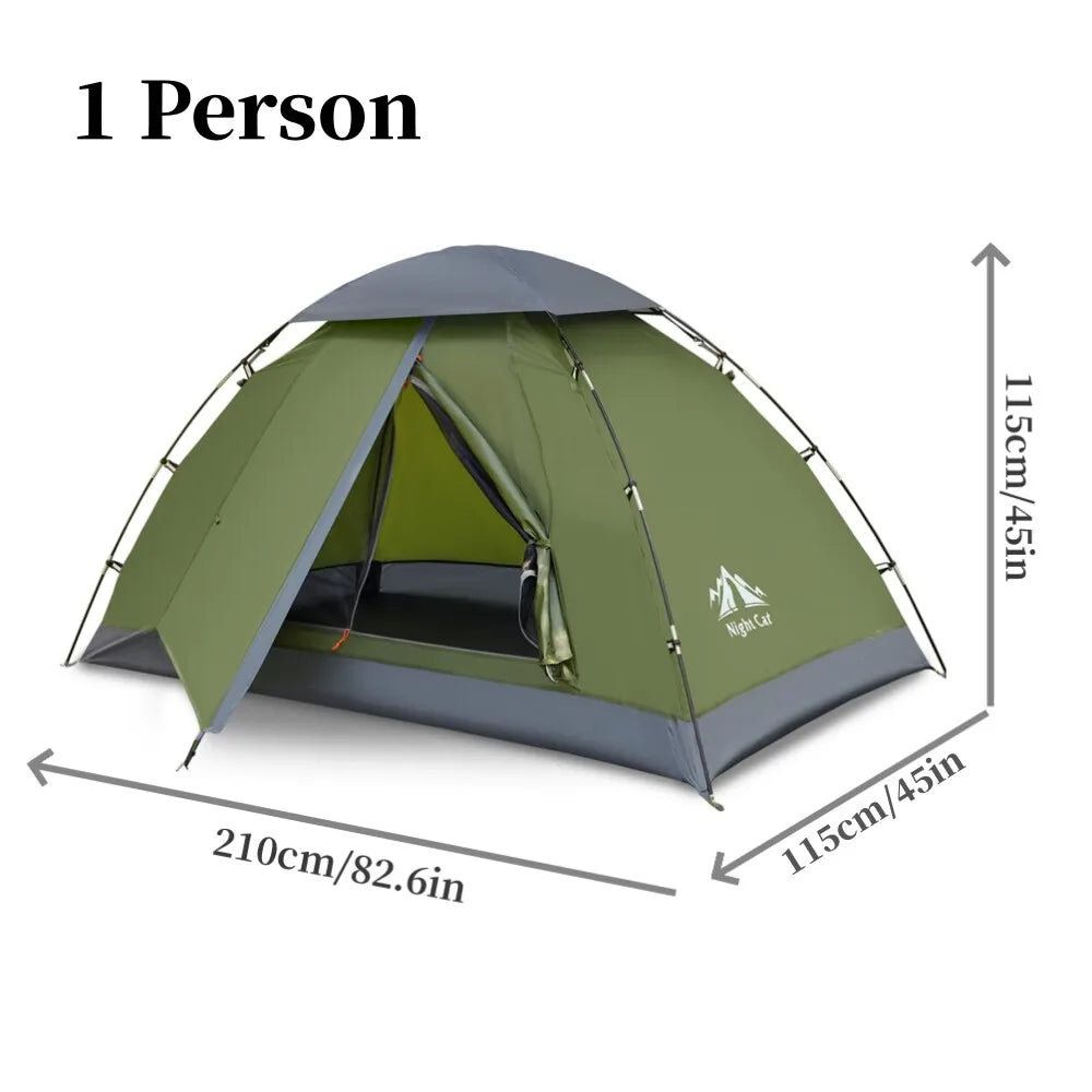 2 Person Lightweight Backpacking Tent Camping Tent Waterproof Portable Hiking