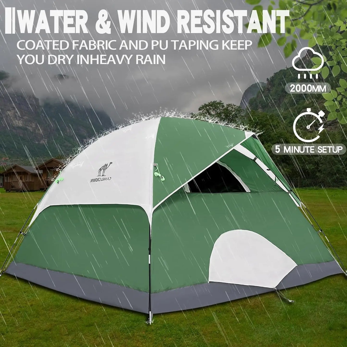 Waterproof Dome Camping Tent Outdoor Hiking