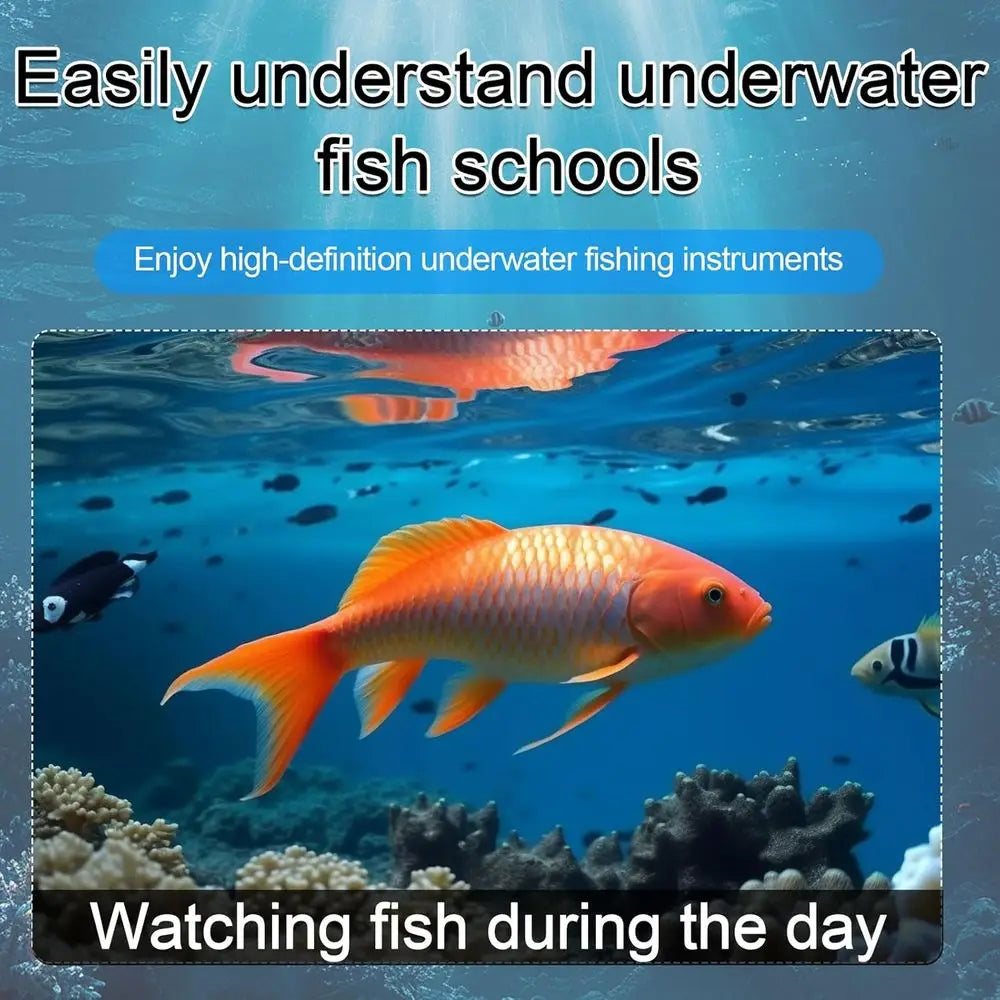 Underwater Fishing Camera 1080P HD,Portable Fish Finder with 4.3'' LCD Display&220°Wide View,100ft Cable,5000mAh Battery,IP68 Wa