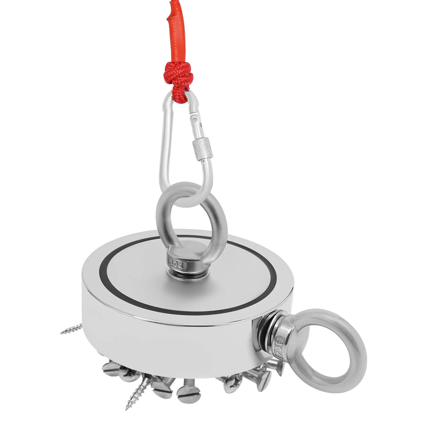 Fishing Magnet Kit, 2000lbs Heavy Duty Magnet Fishing Kit With 30m Rope&Gloves, Powerful Fishing Magnet Kit
