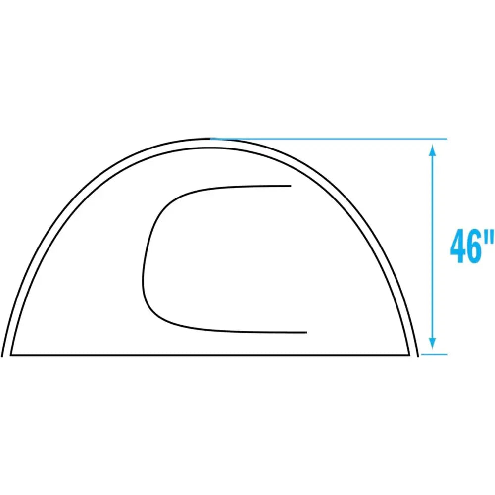 3-Person Camping Tent with Enhanced Ventilation and Waterproof Finish