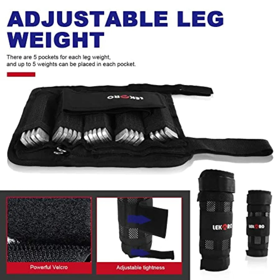 Adjustable Weighted Vest for Men Women Workout 10-50lbs Removable Steel Plates Strength Training Cardio Fitness Vest in Black