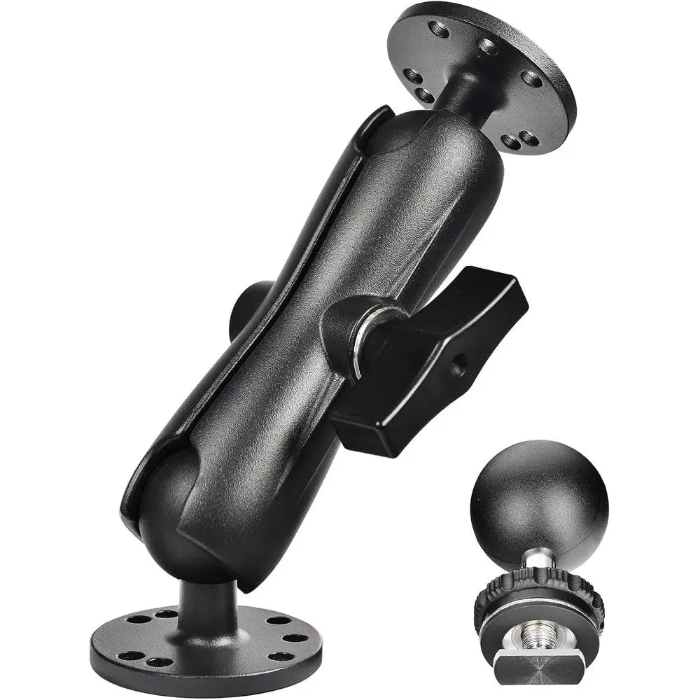 Aluminum 1.5" Ball Mount for Garmin Striker 4 Fish Finder, Tablet GPS iPad Marine Truck Use,Compatible with RAM C Size, 2 AMPS R