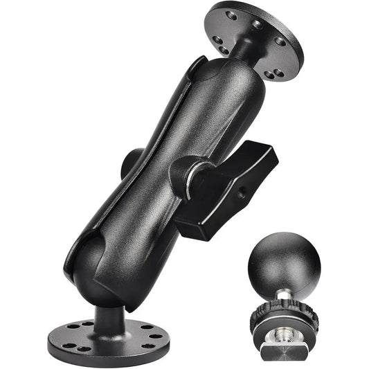 Aluminum 1.5" Ball Mount for Garmin Striker 4 Fish Finder, Tablet GPS iPad Marine Truck Use,Compatible with RAM C Size, 2 AMPS R