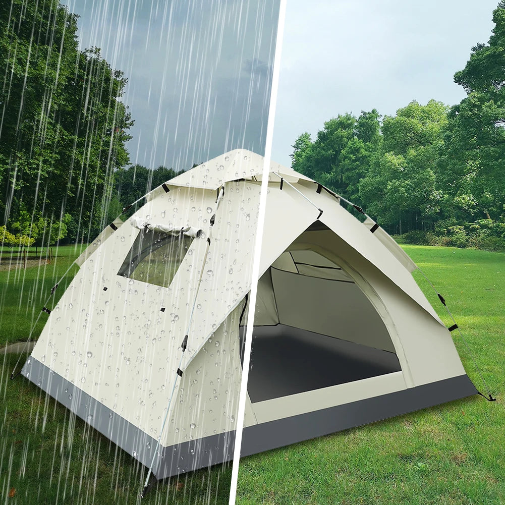Fully Automatic Camping Tent Lightweight Easy Set Up Tent Waterproof Quick Open Tent for Hiking Backpacking Camping