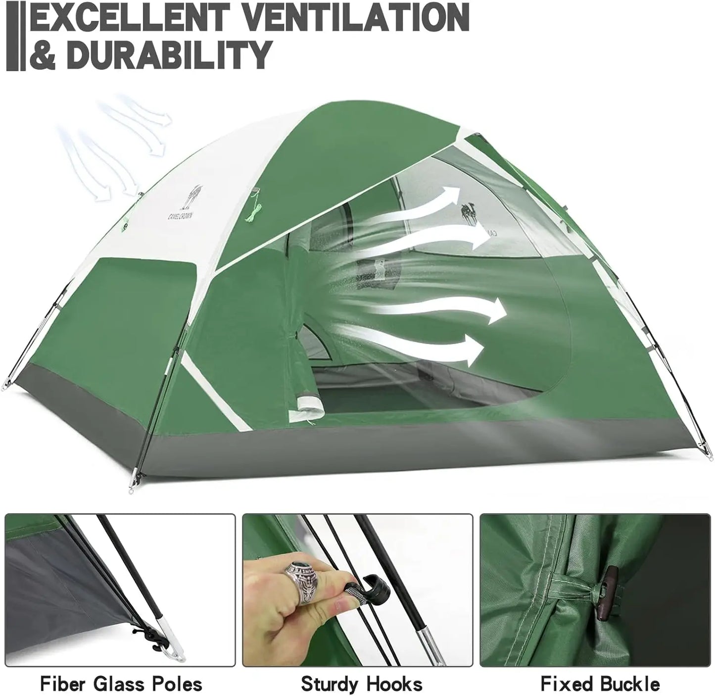 Waterproof Dome Camping Tent Outdoor Hiking