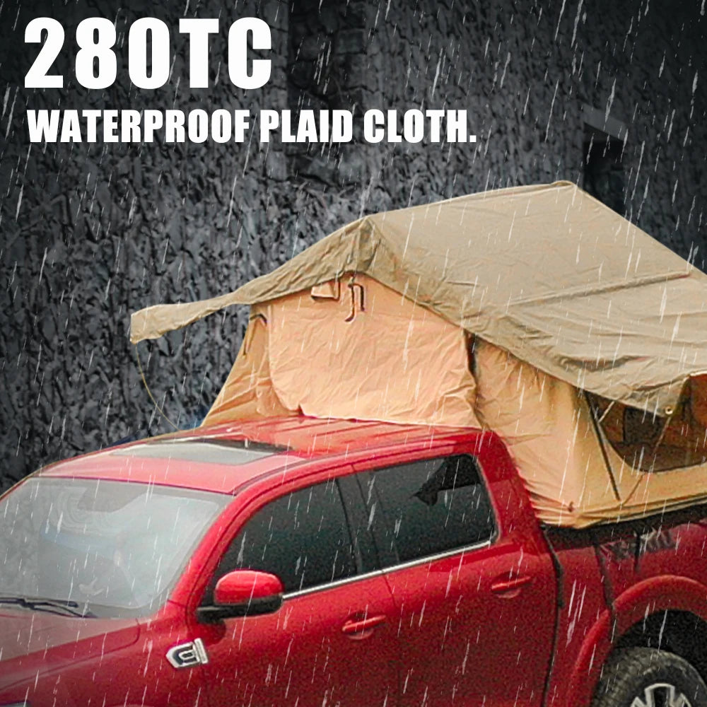 LIADUS Zinc Alloy Buckle Roof Tent Waterproof Built In Frame