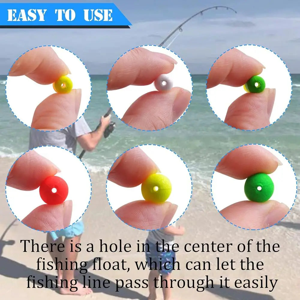 AGOOL Pompano Rigs: Foam Snell Floats for Live Bait Fishing - Ideal for Trout, Catfish, and Walleye