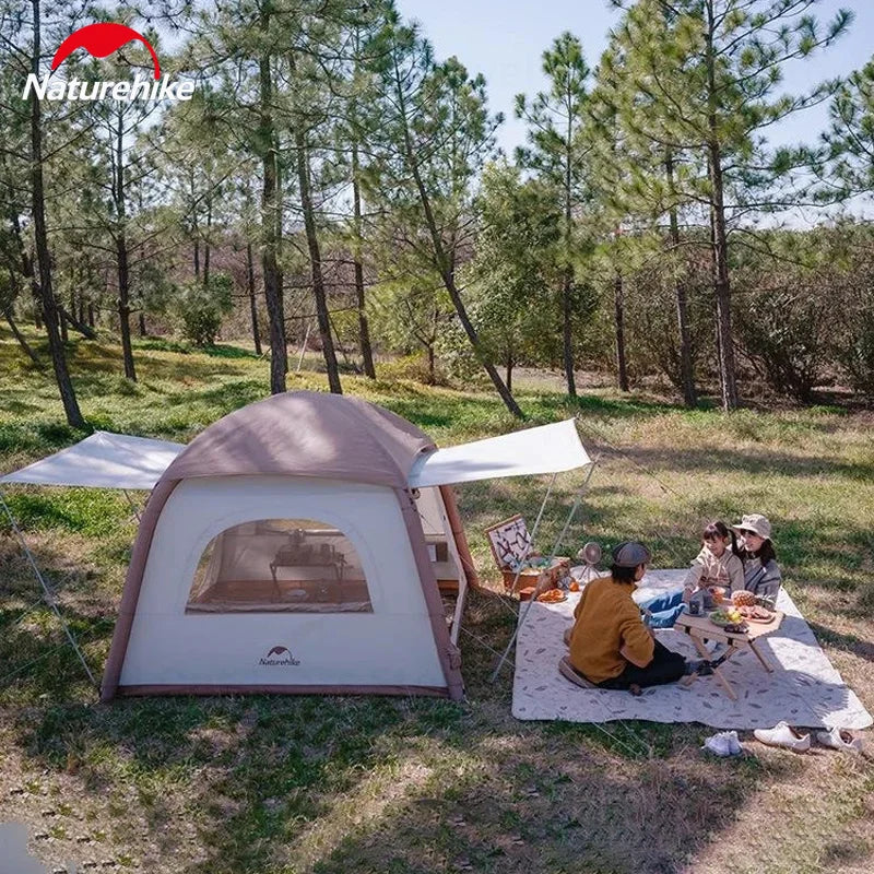 Naturehike Ango Air Tents Oxford Cloth Dome Camping Tent Waterproof 1-3 Person Outdoor Travel Breathable Canopy Inflatable Tent