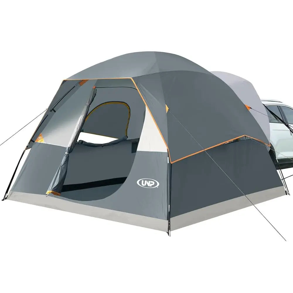 6 Person SUV Camping Tent, Easy Setup, Outdoor Car Tent with Rainfly, 10' x 10'