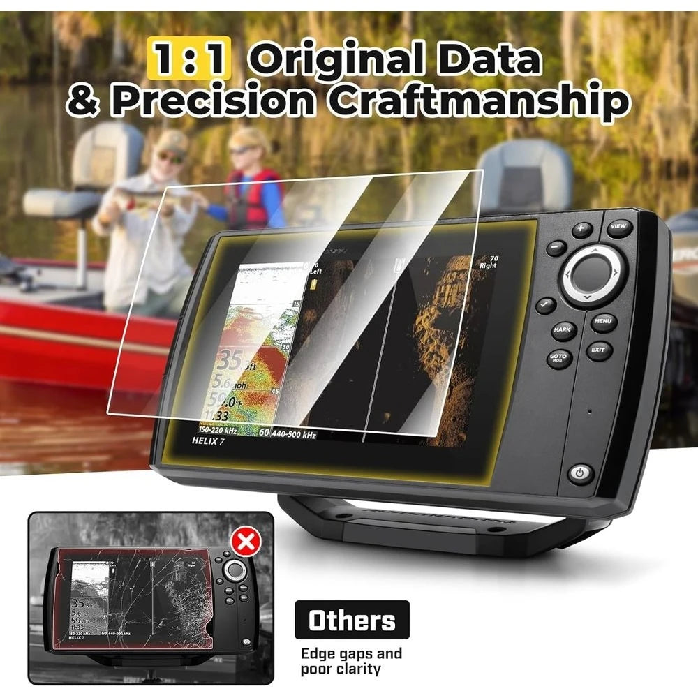 Screen Protector for Humminbird Helix 7 GPS G2 G2N G3 G3N G4 G4N GPS 7-Inch Fish Finder Screen Touchscreen Protective Cover, HD