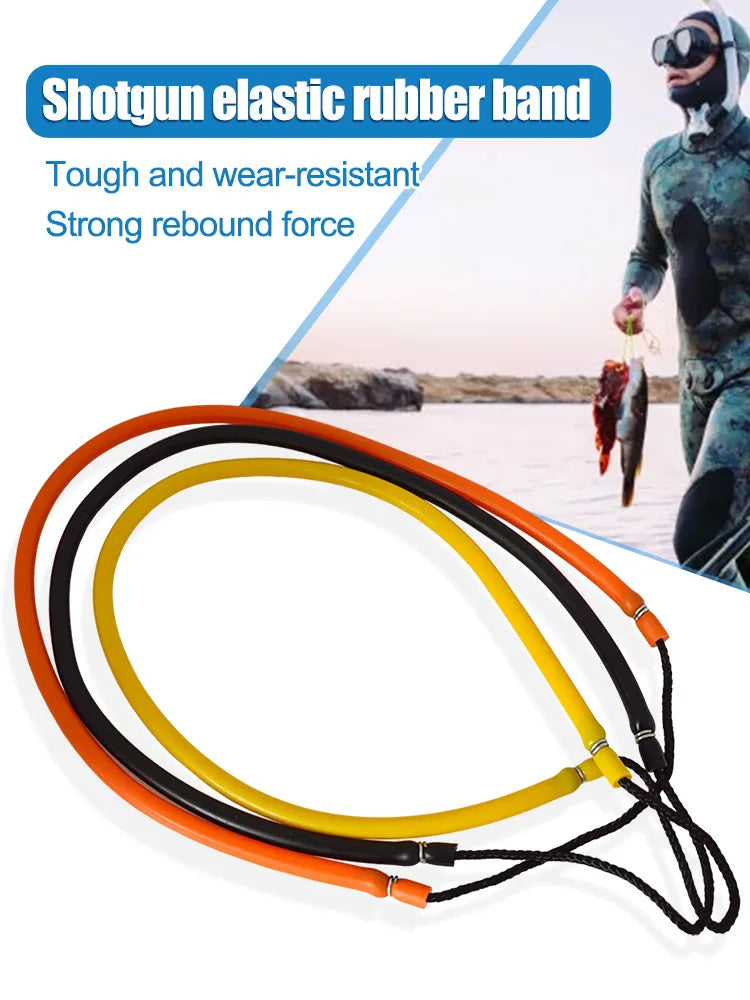 Speargun Rubber Bands 5x10MM Spearing Equipment Resistant Speargun Pole Spear Sling for Harpoon Spearfishing Diving