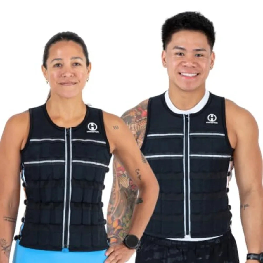 Hyper Vest ELITE Adjustable Weight Vest with Stretch CORDURA Fabric and Thin Steel Weights for Running Strength Endur