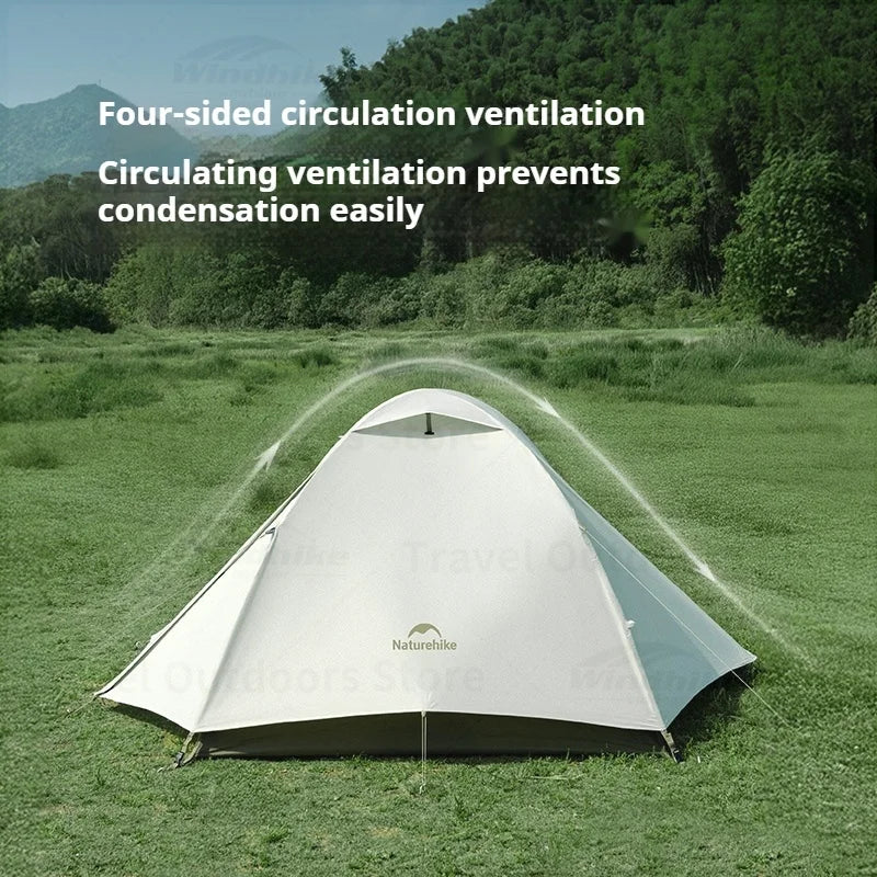 Naturehike YunChuan Camp Tent For Waterproof  Portable Tents UV50+ Lightweight Hiking Shelter Tents Outdoor Camping Triple Tents
