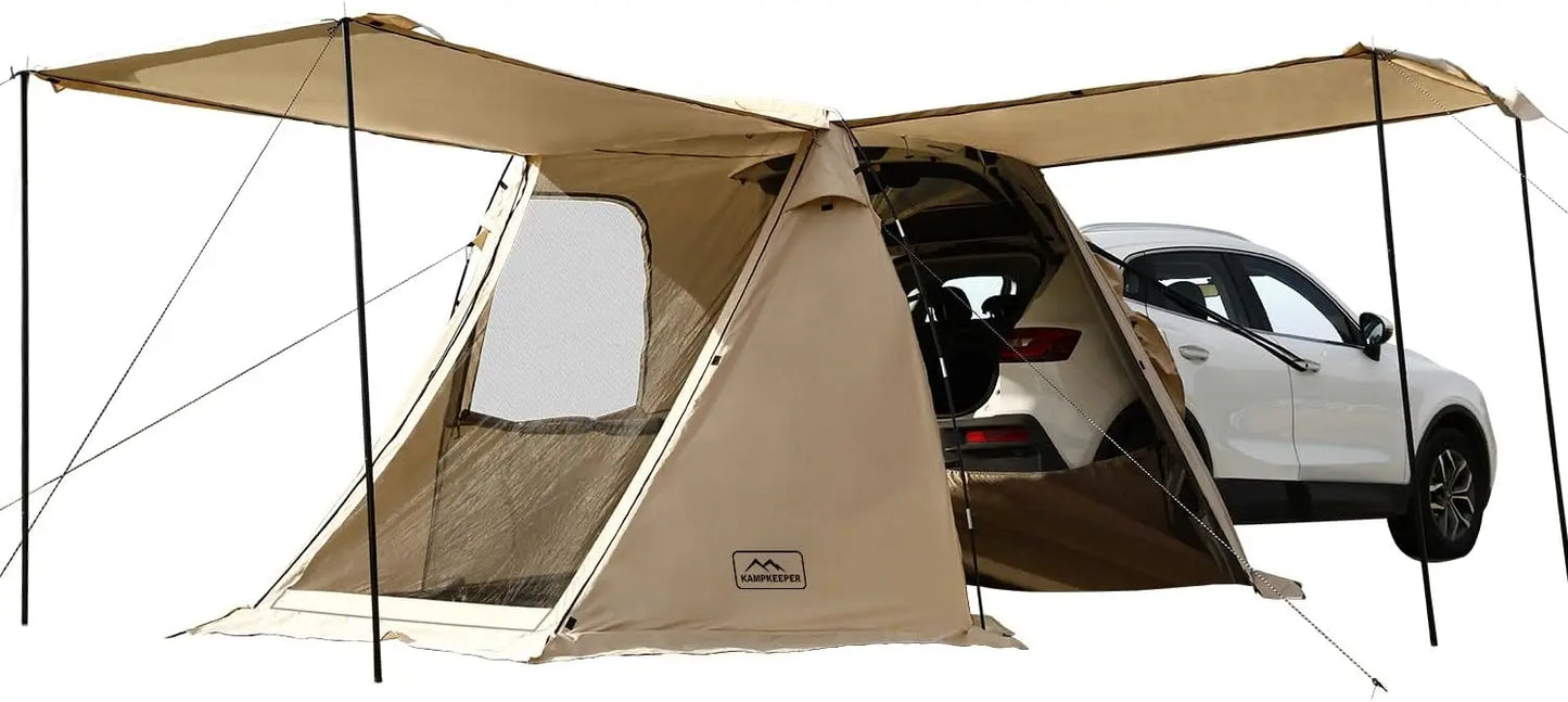 Camping SUV Car Tent, Tailgate Shade Awning Tent for Camping, Vehicle SUV Tent Car Camping Tents for Outdoor Travel