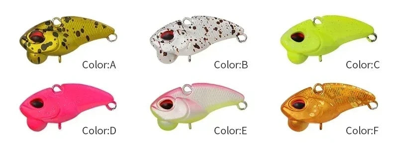 Mini Vib Ratlin for Fishing Sinking Lure Hard Bait Full Swimming Layer for Perch Fishing Trout Area Pesca 28mm2.3g Lures