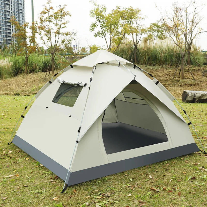 Fully Automatic Sunshade Tent Lightweight Easy Set Up Tent Waterproof Quick Open Tent for Hiking Backpacking Camping