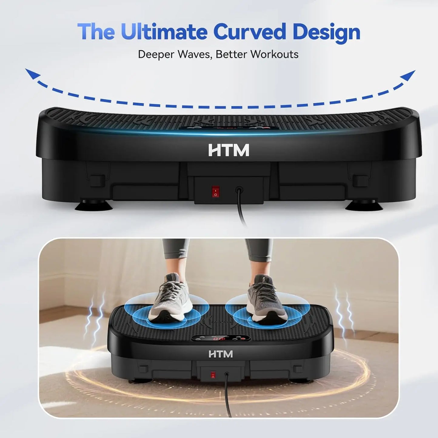 Whole Body Vibration Fitness Platform for Home Gym