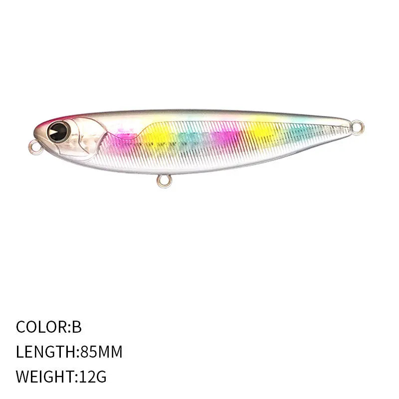 ‌Lure Pencil Hard Bait 85mm/12g Topwater Surface Fishing Lure for Bass Pike and Predatory Fish‌‌ Pencil Fishing Lures