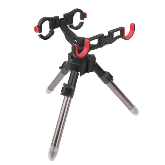 Triangle Fishing Rod Support Adjustable Triangle Fishing Pole Rack Portable Multifunctional Fishing Accessories