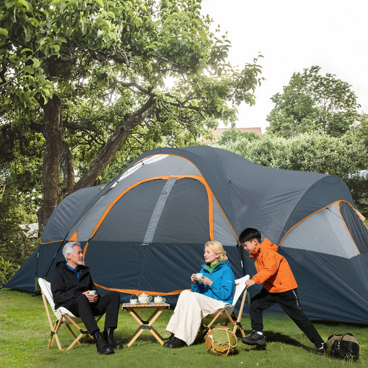 UNP Family Camping Tent Waterproof Weather Resistant Double Layer