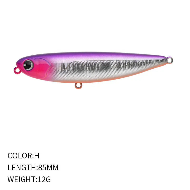 ‌Lure Pencil Hard Bait 85mm/12g Topwater Surface Fishing Lure for Bass Pike and Predatory Fish‌‌ Pencil Fishing Lures