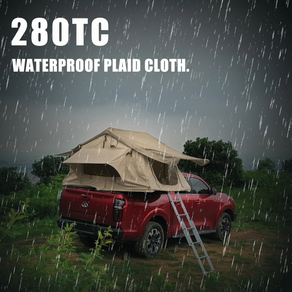 LIADUS Zinc Alloy Buckle Roof Tent Waterproof Built In Frame
