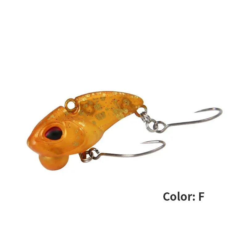 Mini Vib Ratlin for Fishing Sinking Lure Hard Bait Full Swimming Layer for Perch Fishing Trout Area Pesca 28mm2.3g Lures