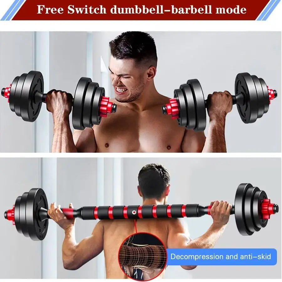WeightsDumbbells Set of 2 Convertible To Barbell A Pair of Lightweight for Home Gym,Women and Men Equipment