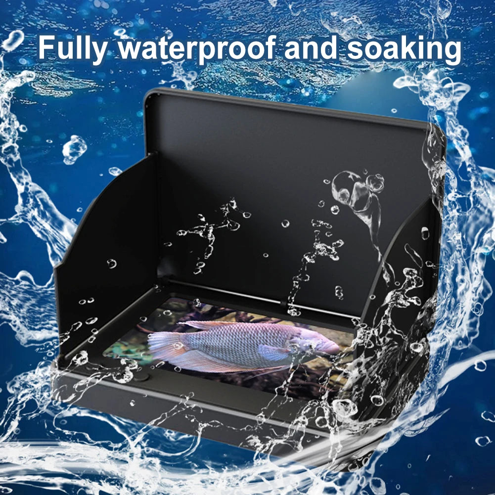 Underwater Fishing Camera 4.3 Inch IPS Monitor Video Fish Cam 220° Night Vision Waterproof 15/20/30m Cable for Ice Lake Fishing