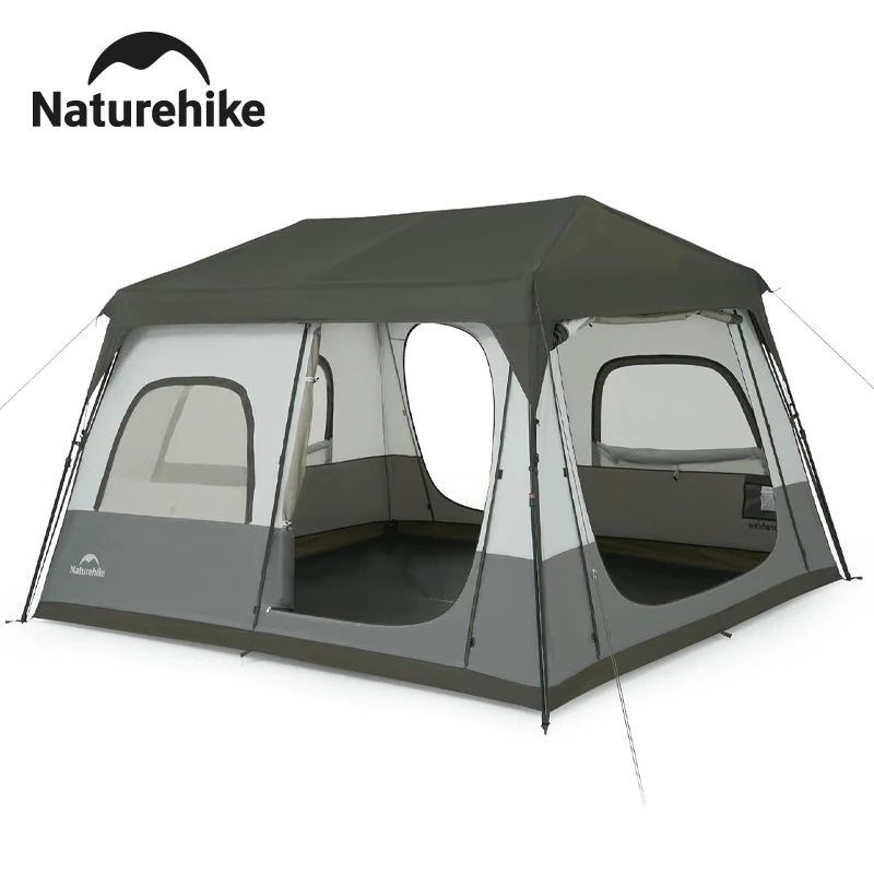 Naturehike Cape8.3 Cabin Tent 6 Person Easy Setup Instant Tent PU3000mm+ 150D Oxford Waterproof Outdoor Travel Camping Tent