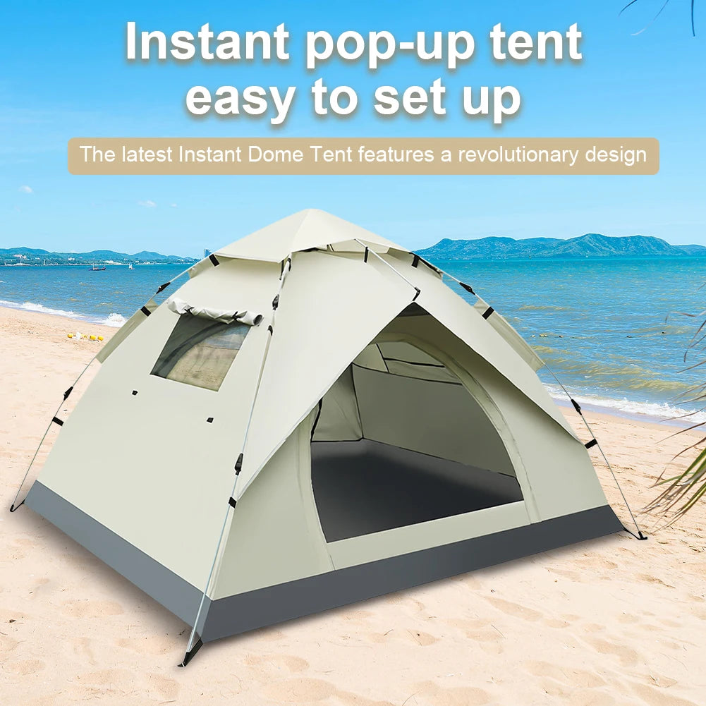 Fully Automatic Quick Open Tent Lightweight Waterproof For Hiking Camping
