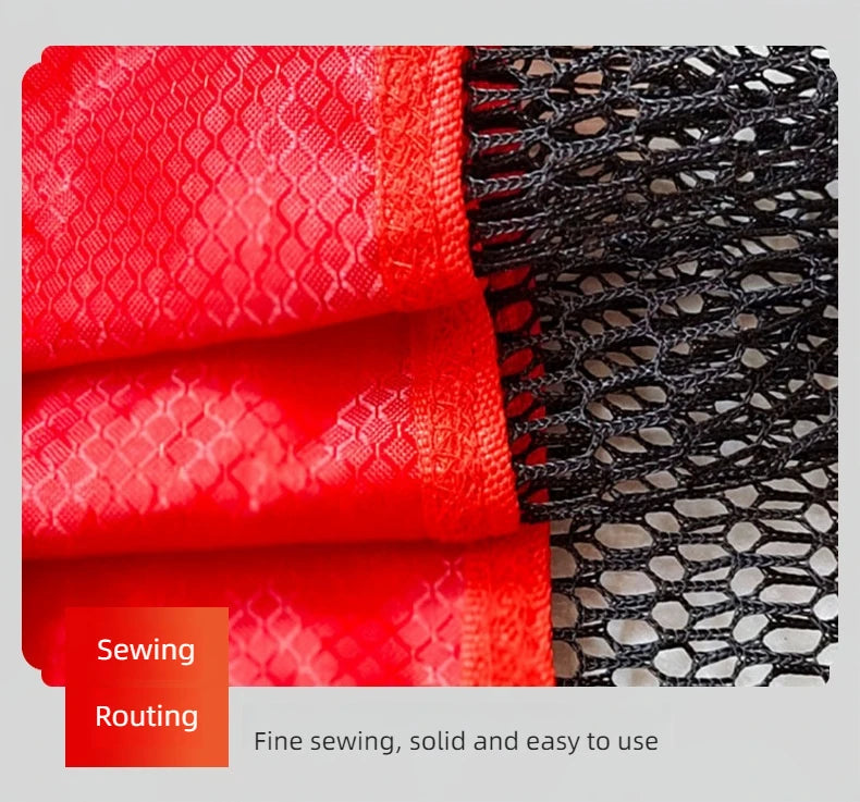 Mini Portable Fishing Bundle Mouth Fish Net Bag Mesh Oxford Fish Cage Fishing Net Bag Foldable Fishing Basket Fish Cage 0.5-2m