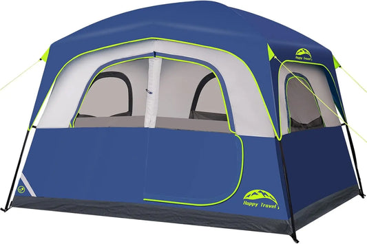 Waterproof Family Camping Tent With Easy Setup And Rainfly