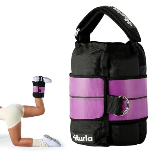 Ankle/Wrist Weights 440 lbs with Dual Strap System Heel Wrap Single Pair Bundle Options with Resistance Bands Handles for Home