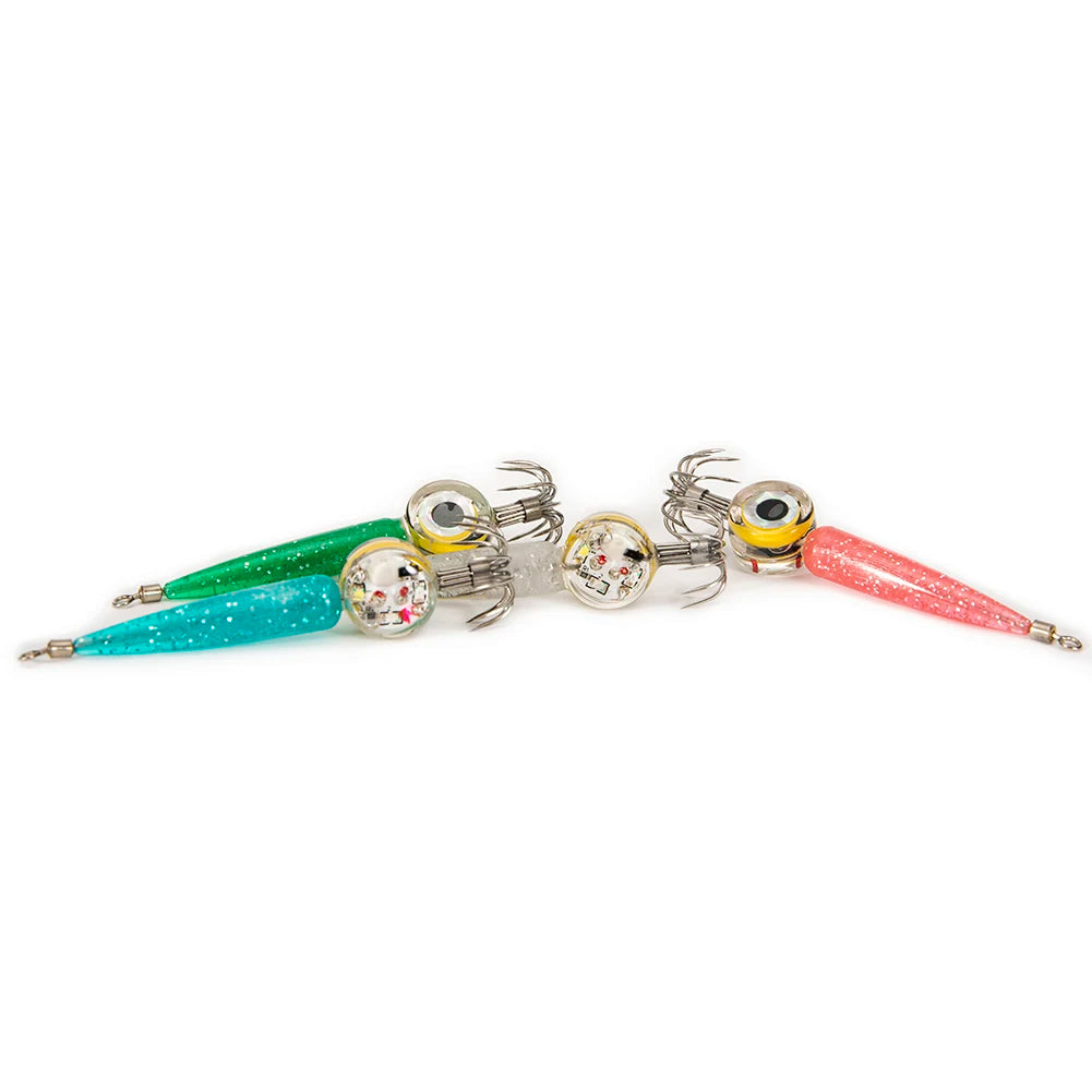 LED Flashing Fishing Lure Light Deep Fishing Squid Underwater Fish Lure Lights Lamp Outdoor Fish Gear Accessories