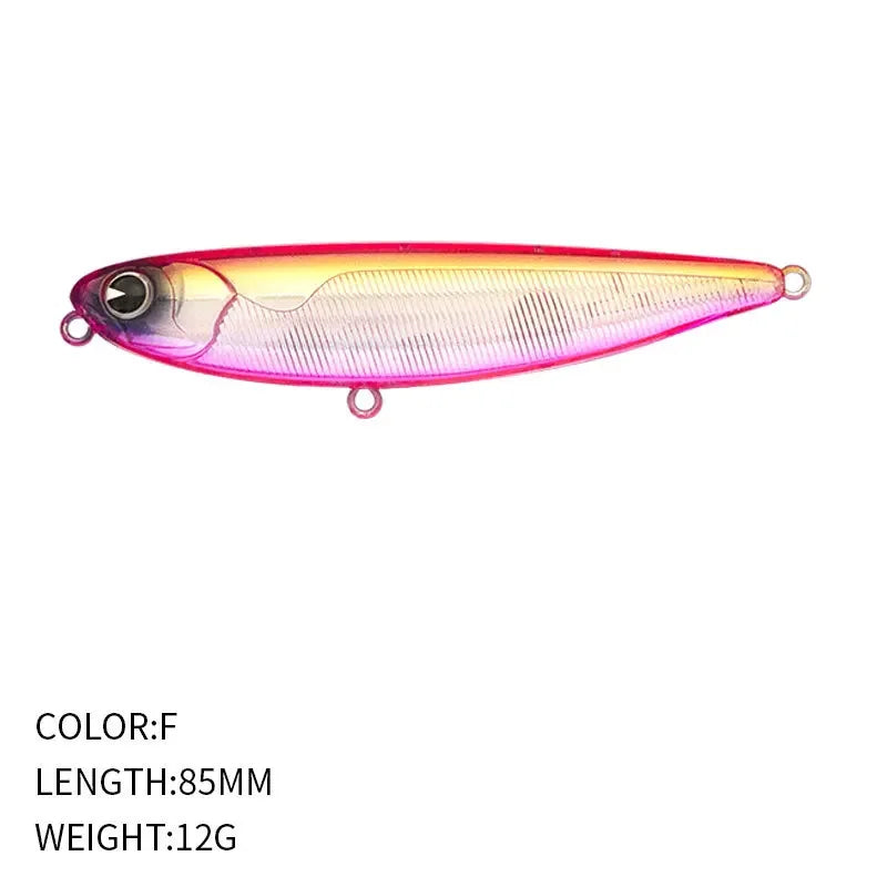 ‌Lure Pencil Hard Bait 85mm/12g Topwater Surface Fishing Lure for Bass Pike and Predatory Fish‌‌ Pencil Fishing Lures
