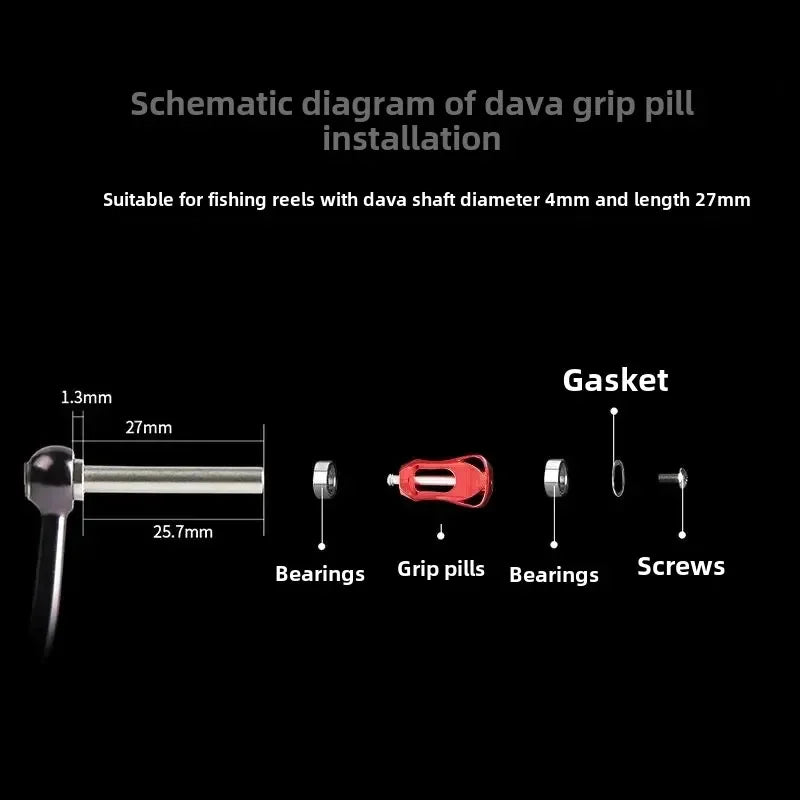 Fishing Reel Handle Carbon Knob Fishing Rocker Accessory Carbon Materails Knob Water Drop Wheel Diy Accessories Reel Tools