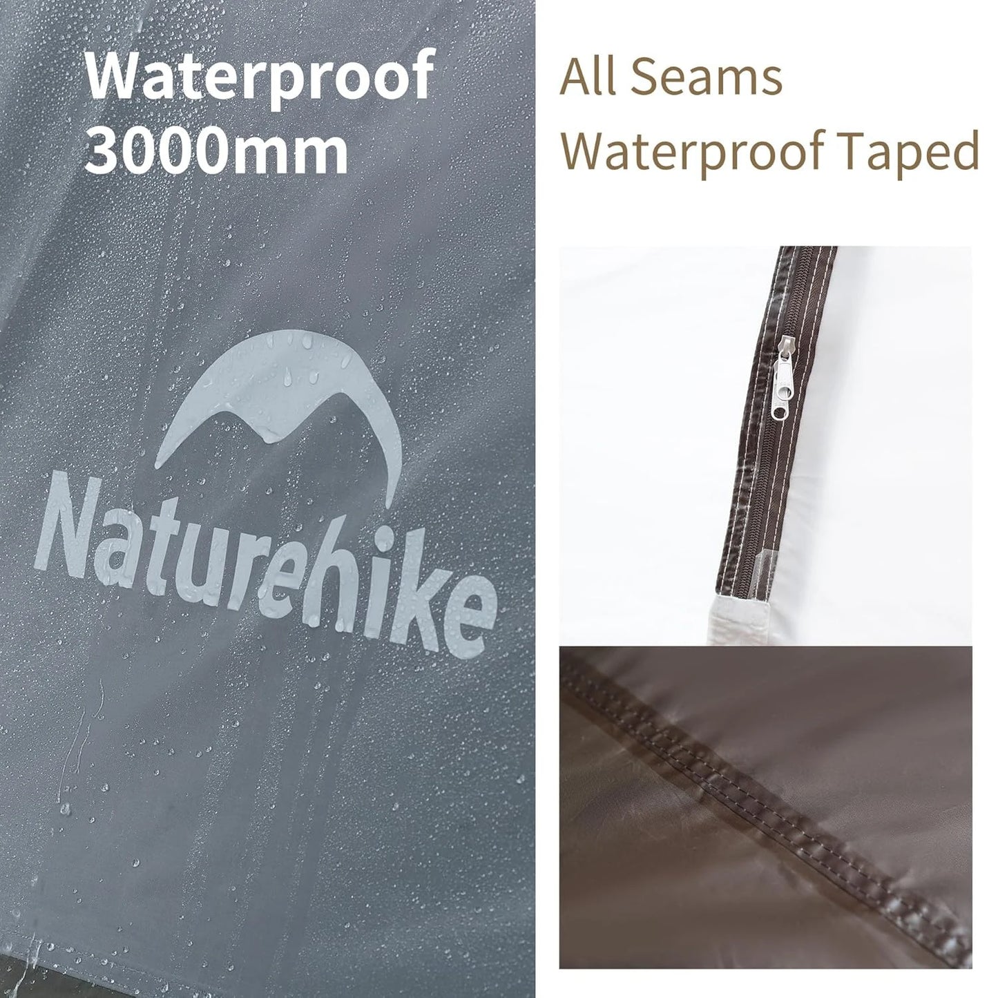 Naturehike Cape8.3 Cabin Tent 6 Person Easy Setup Instant Tent PU3000mm+ 150D Oxford Waterproof Outdoor Travel Camping Tent