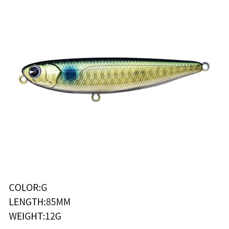 ‌Lure Pencil Hard Bait 85mm/12g Topwater Surface Fishing Lure for Bass Pike and Predatory Fish‌‌ Pencil Fishing Lures
