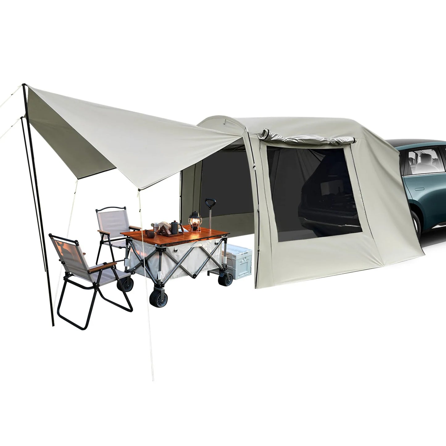 Family Dome Tent Sunshade PU3000 Waterproof UV40 For Outdoor Camping
