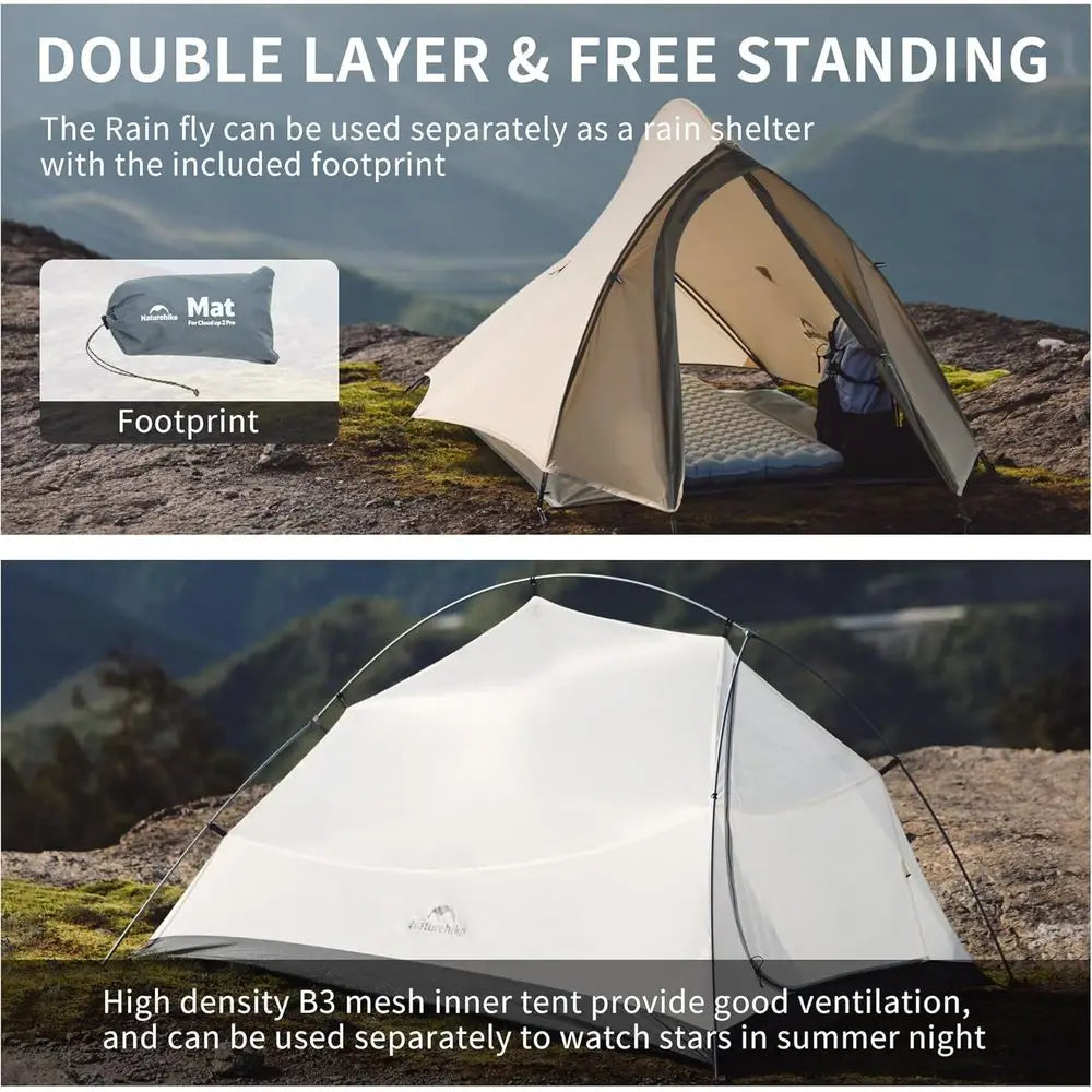 Ultralight Waterproof Backpacking Tent for Hiking and Camping