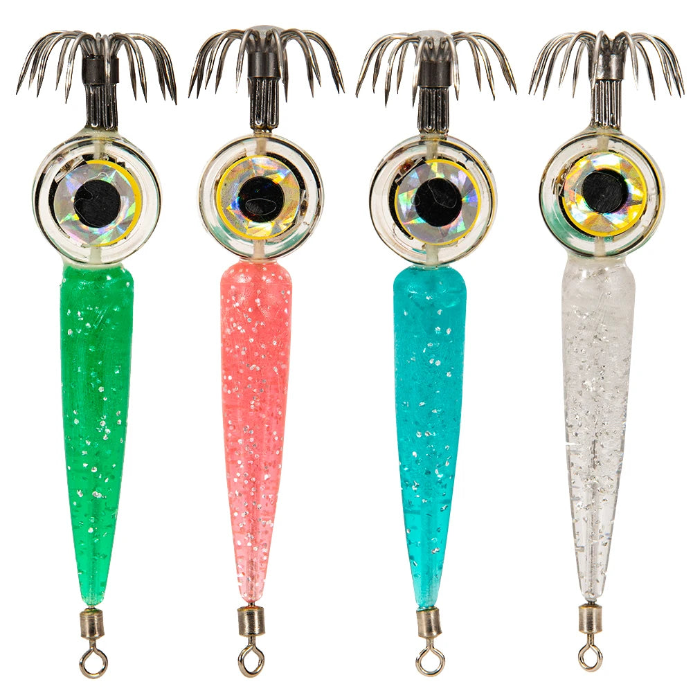 LED Flashing Fishing Lure Light Deep Fishing Squid Underwater Fish Lure Lights Lamp Outdoor Fish Gear Accessories