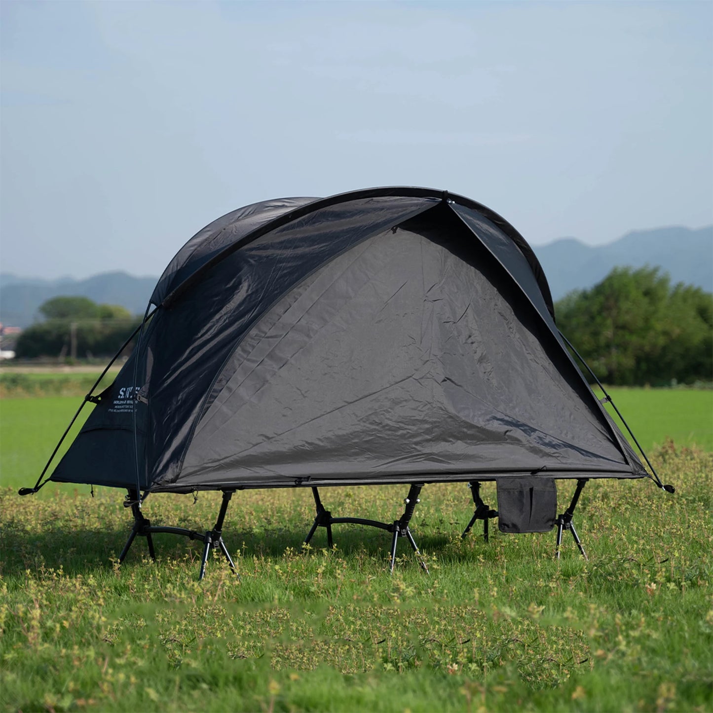 3 Pcs Set Marching Bed Outdoor Portable Tent with Storage Bag Portable Off Ground Elevated Tent Fit Camp Backpacking Hiking