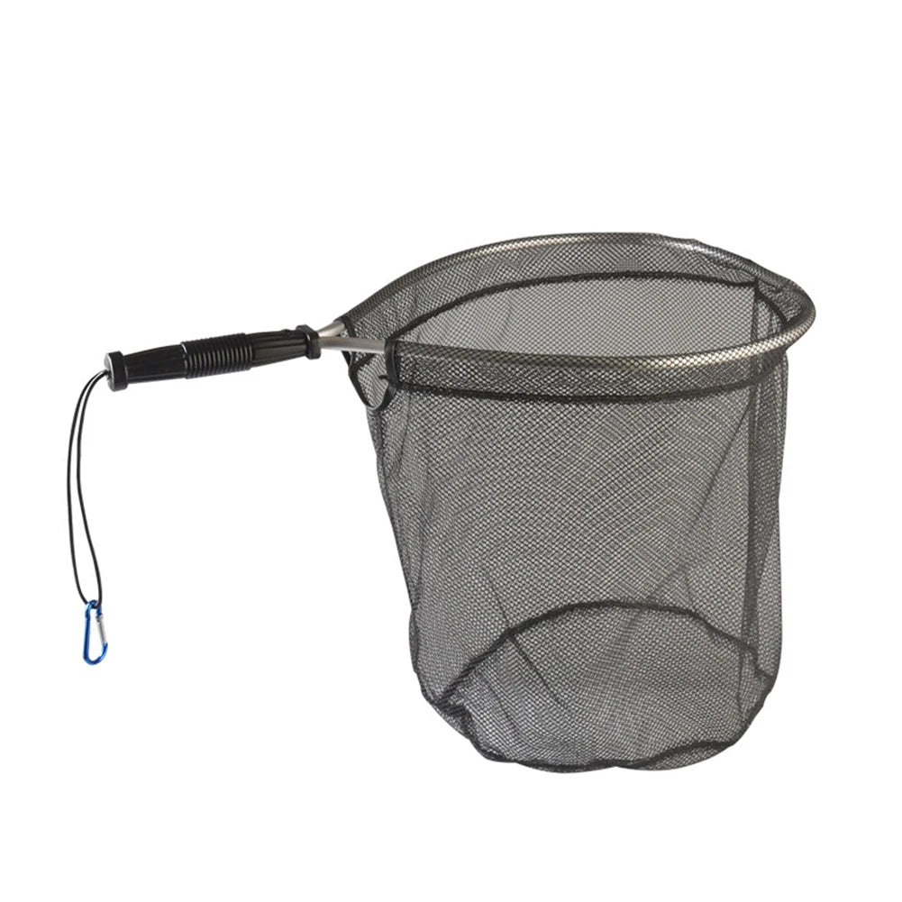 50cm Folding Landing Nets Aluminum Alloy Pole Network Trap Portable Collapsible Retractable Fishing Net Foldable Fishing Tools