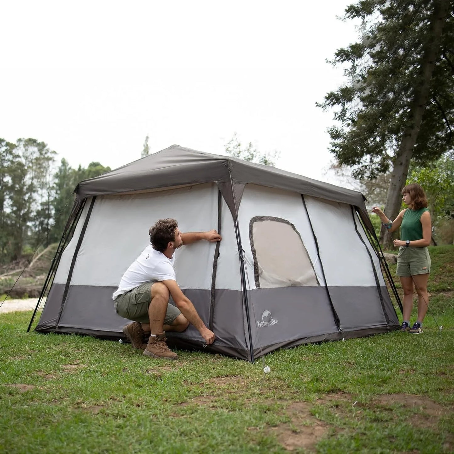 Naturehike Cape8.3 Cabin Tent 6 Person Easy Setup Instant Tent PU3000mm+ 150D Oxford Waterproof Outdoor Travel Camping Tent