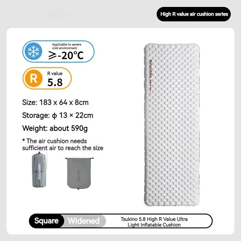 Windhike R-Value 5.8 Ultralight Inflatable Sleeping Mattress
