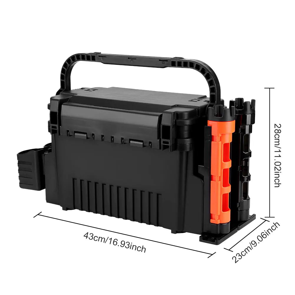 Adjustable Two-Tier Fishing Tackle Storage Organizer
